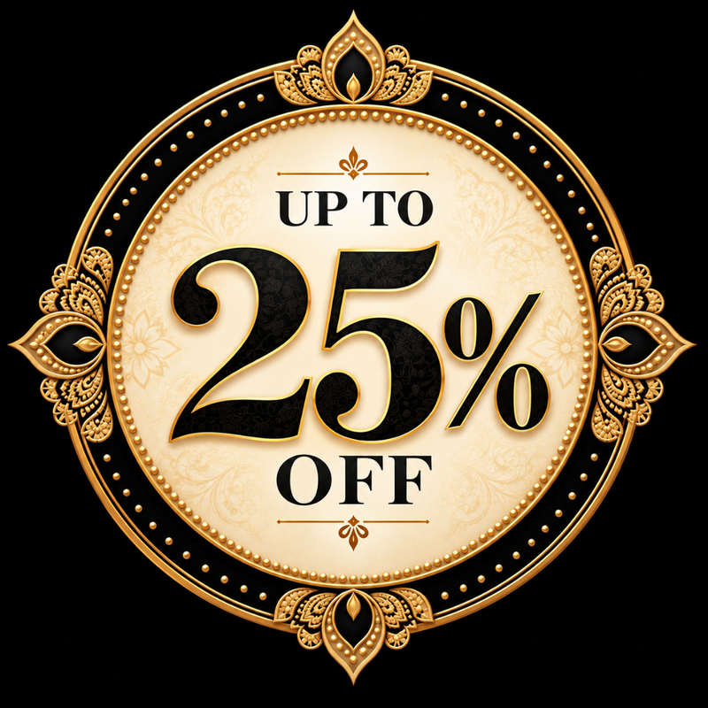 Up to 25% Off