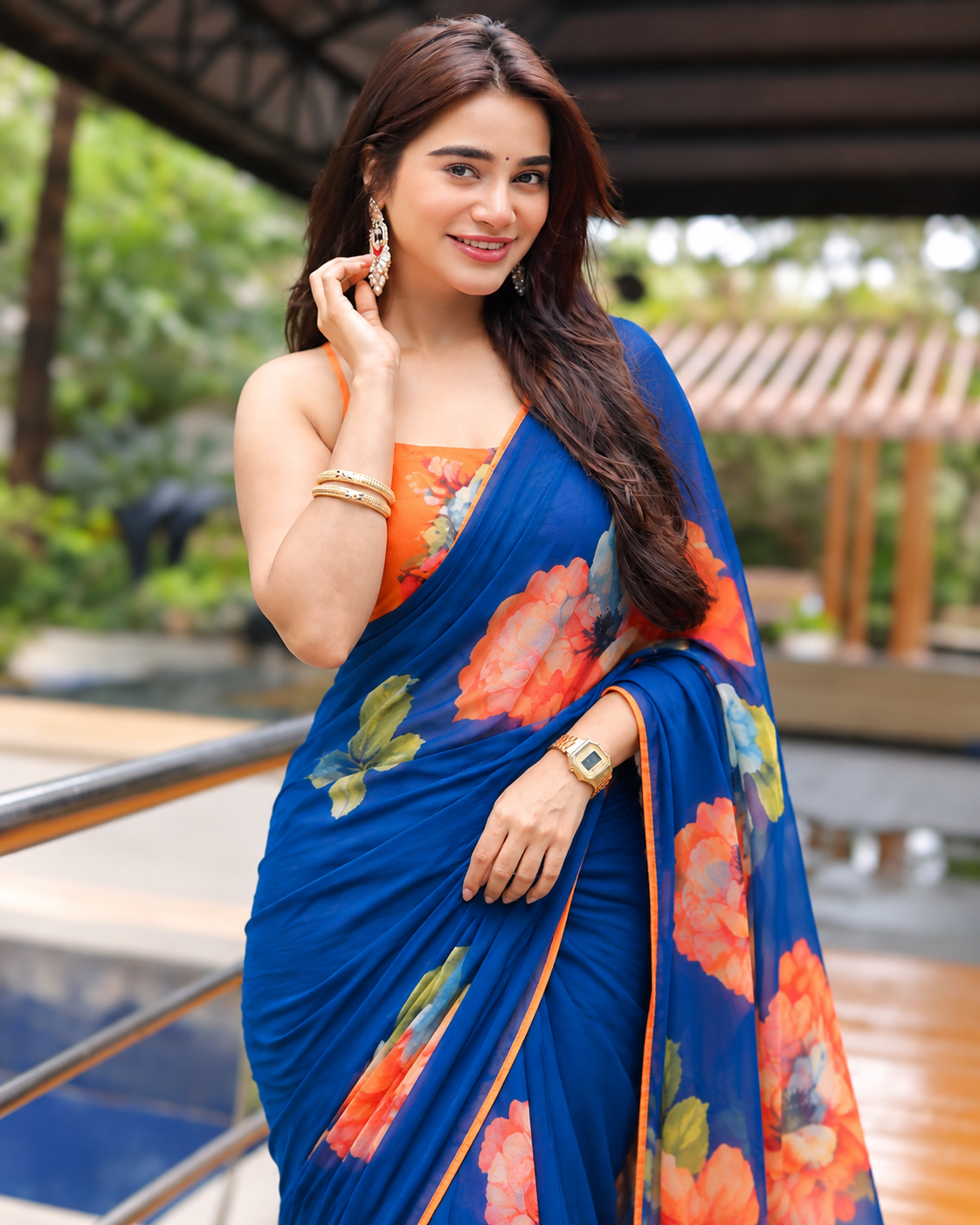 Georgette Saree