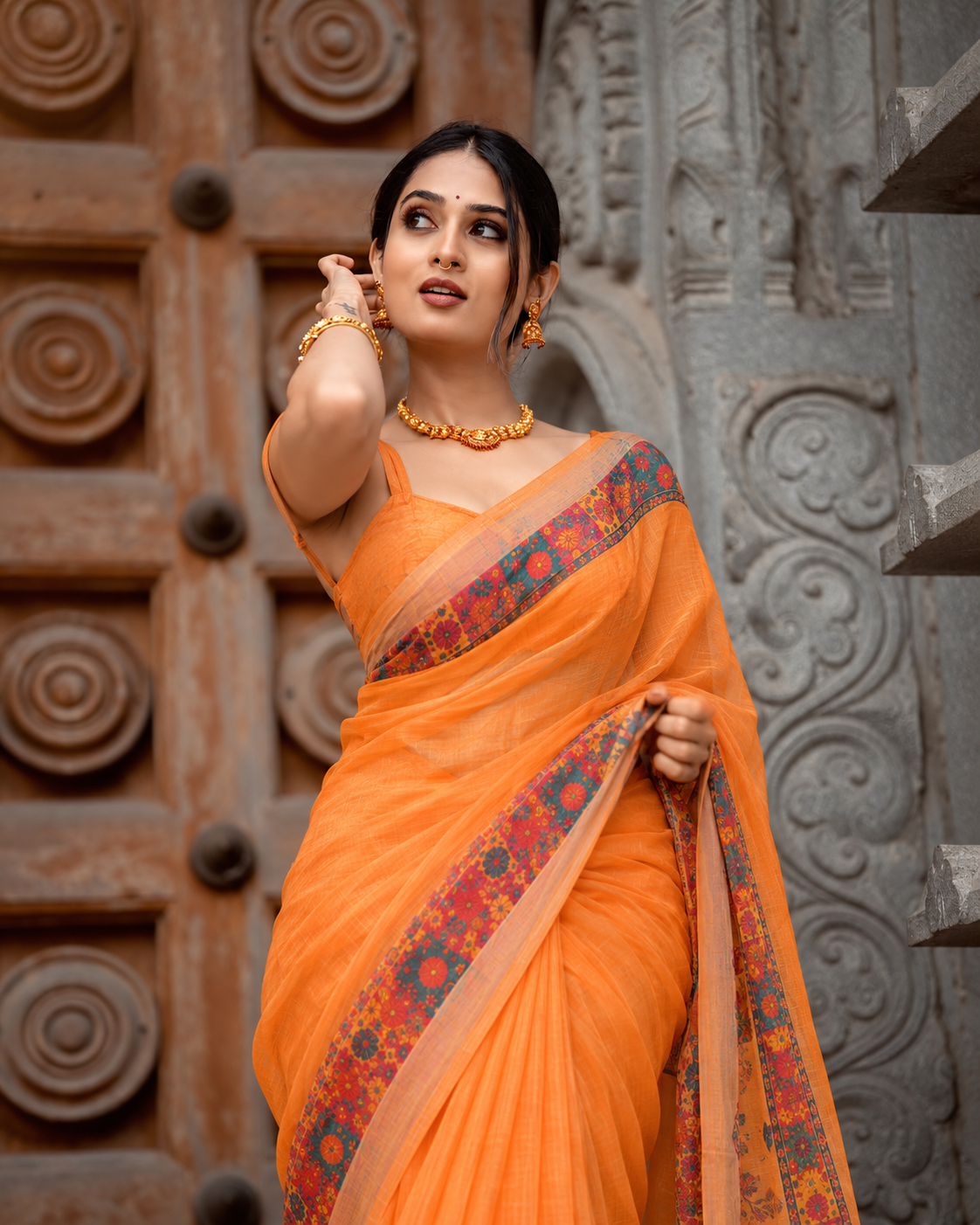 Chanderi Saree