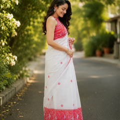 Crimson Heritage Chanderi Saree