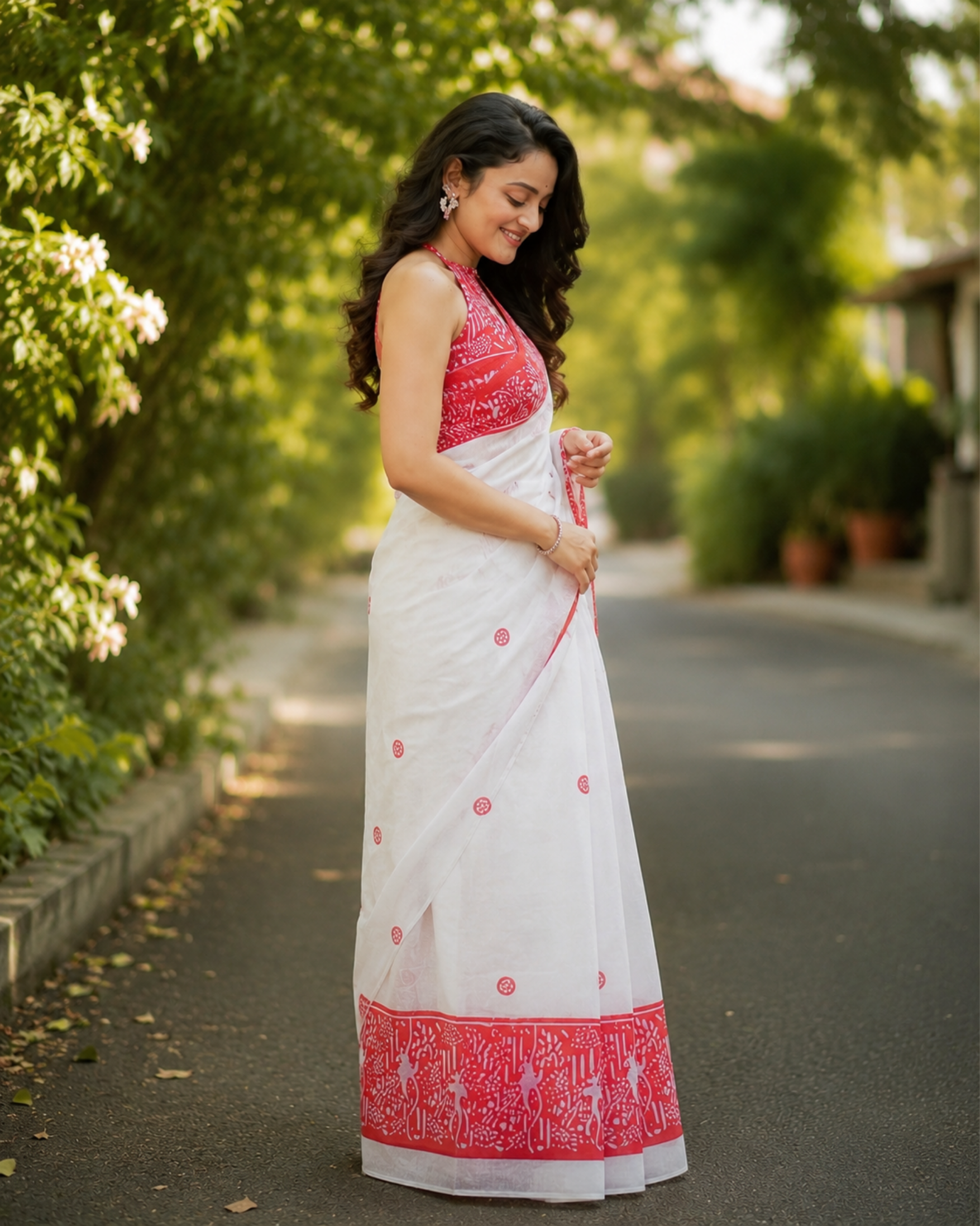 Crimson Heritage Chanderi Saree