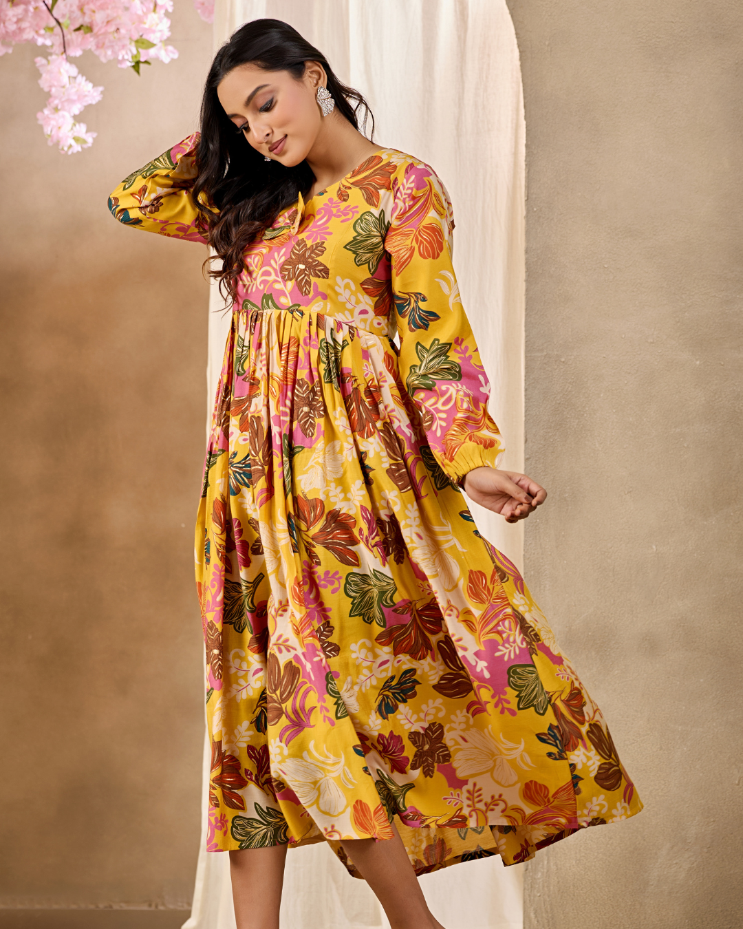 Sunlit Blossom Dress