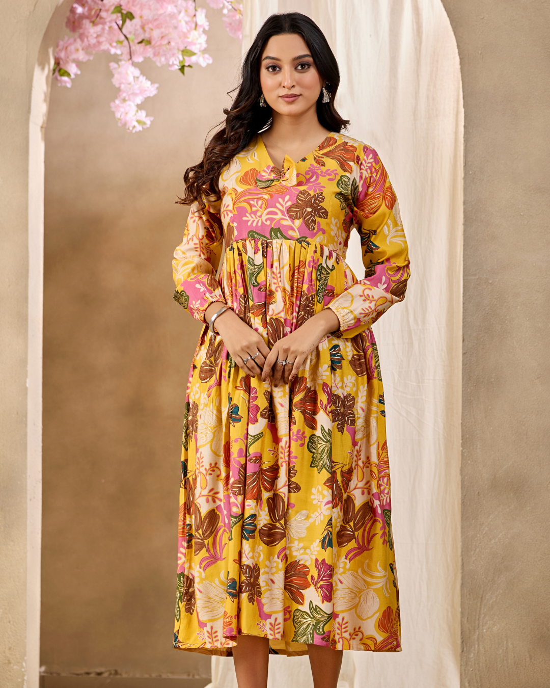 Sunlit Blossom Dress
