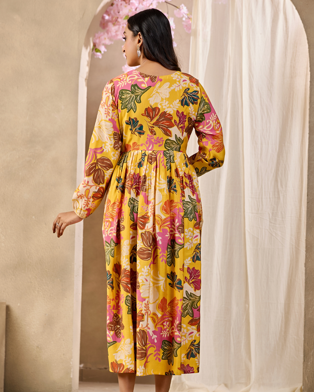 Sunlit Blossom Dress