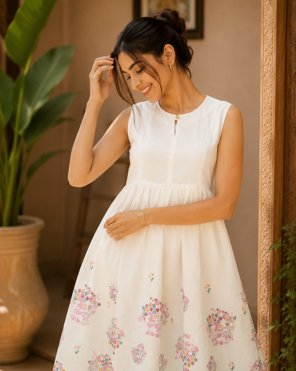 Ivory Blossom Dress
