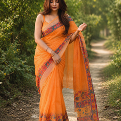 Amber Heritage Chanderi Saree