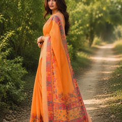 Amber Heritage Chanderi Saree
