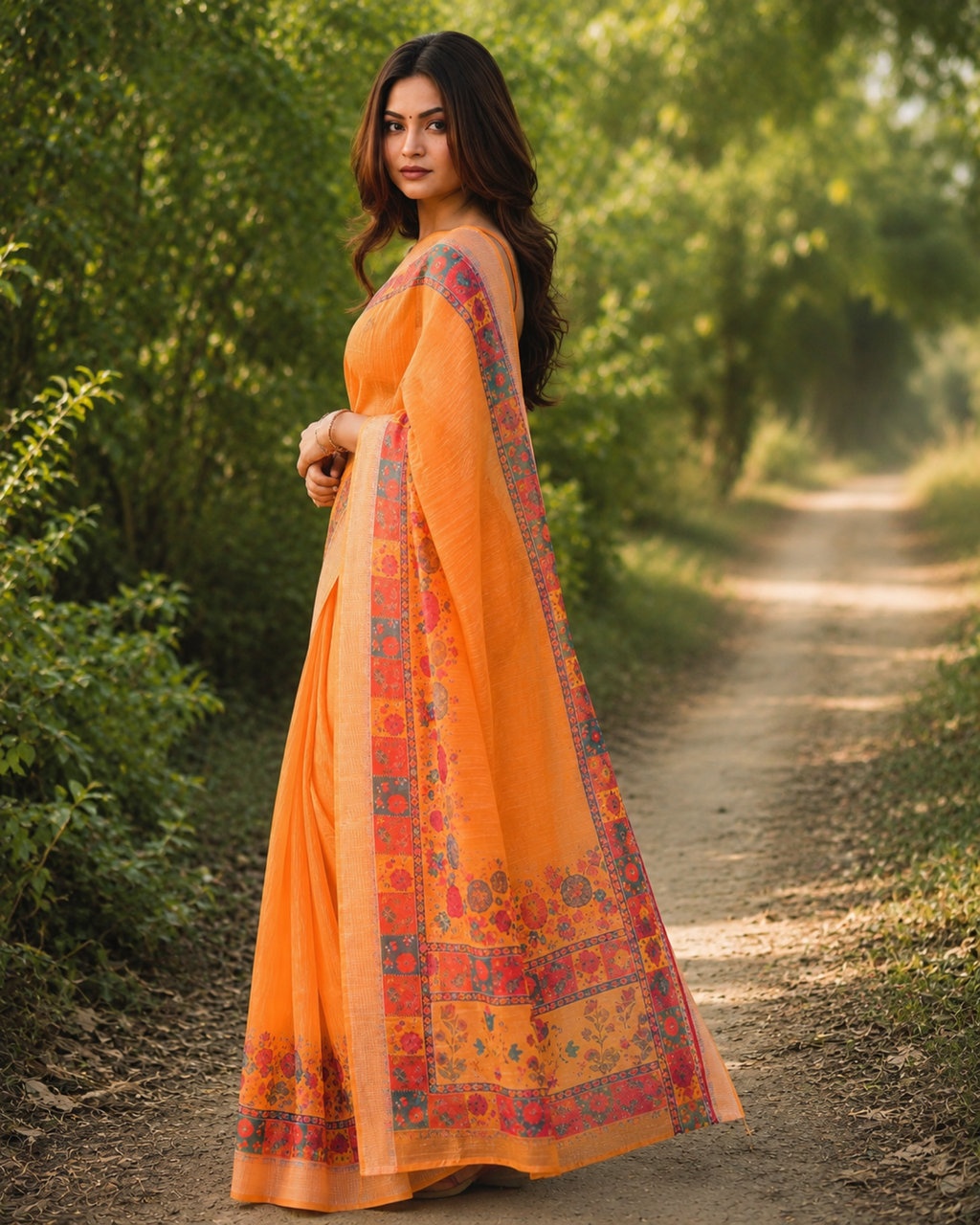 Amber Heritage Chanderi Saree