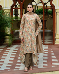 Earth Rose High-Low Kurti Set