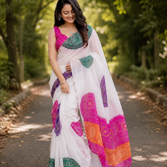 Royal Fusion Chanderi Saree