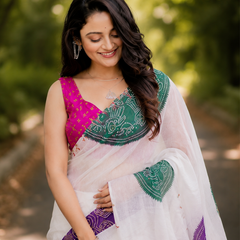 Royal Fusion Chanderi Saree