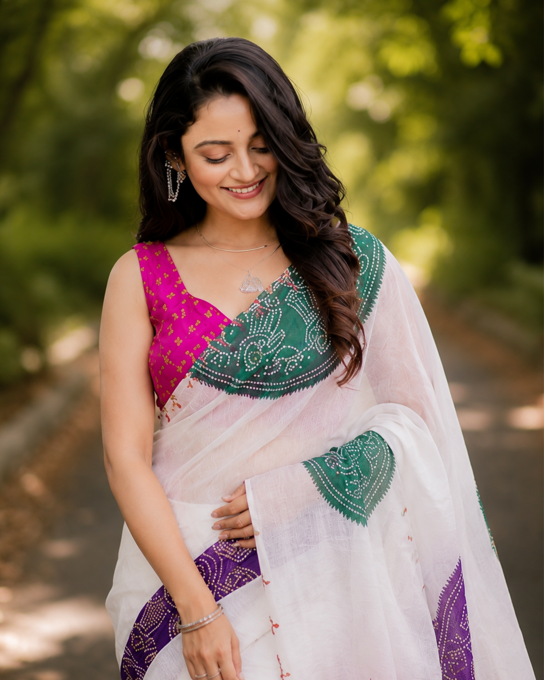 Royal Fusion Chanderi Saree