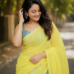 Sunbeam Stripe Chanderi Saree