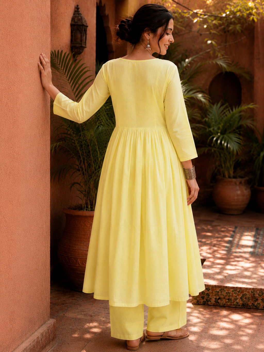 Sunlit Blossom Dress Set